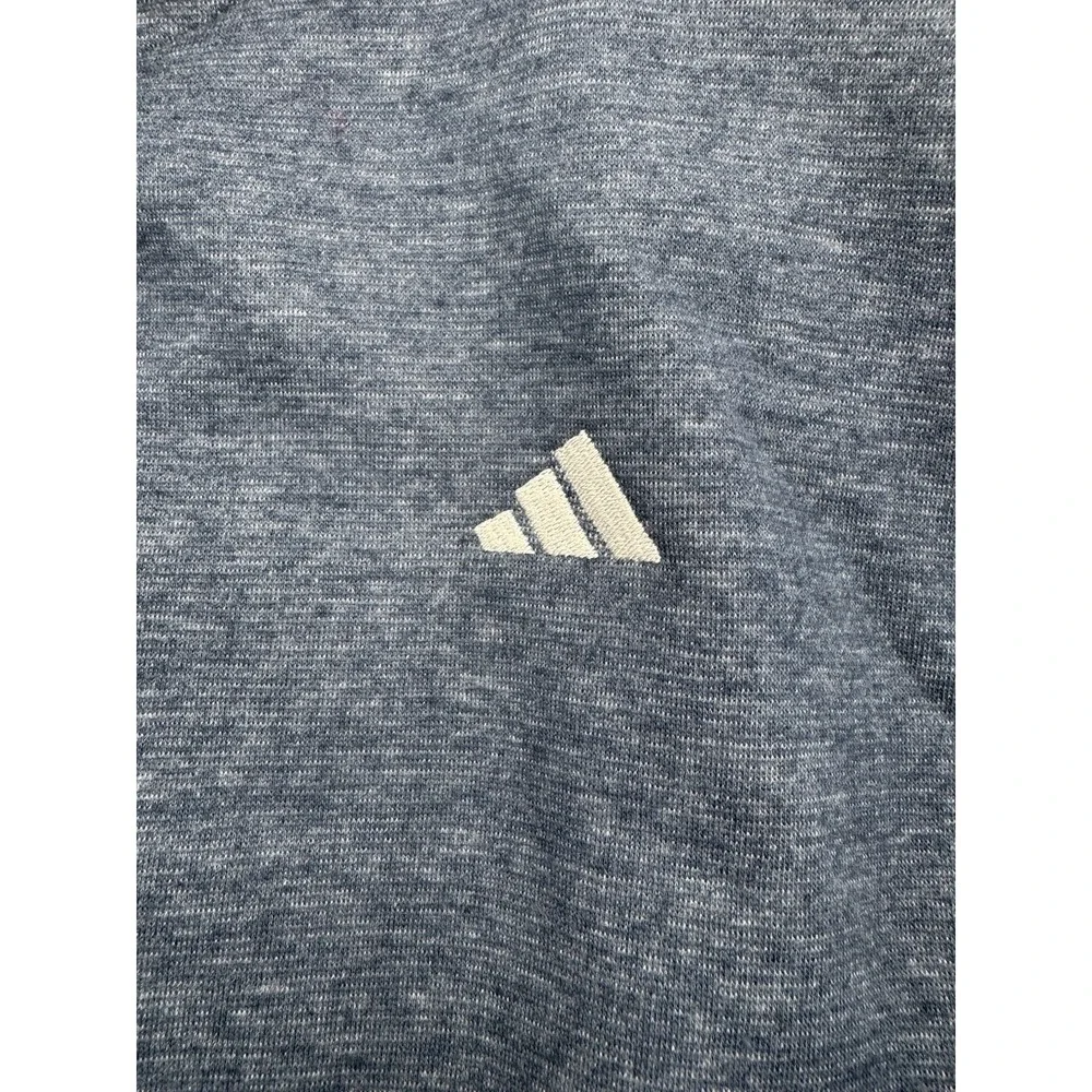Adidas Women's  Go To Hoodie Sweatshirt Large Crew Navy Heather - Picture 5 of 8